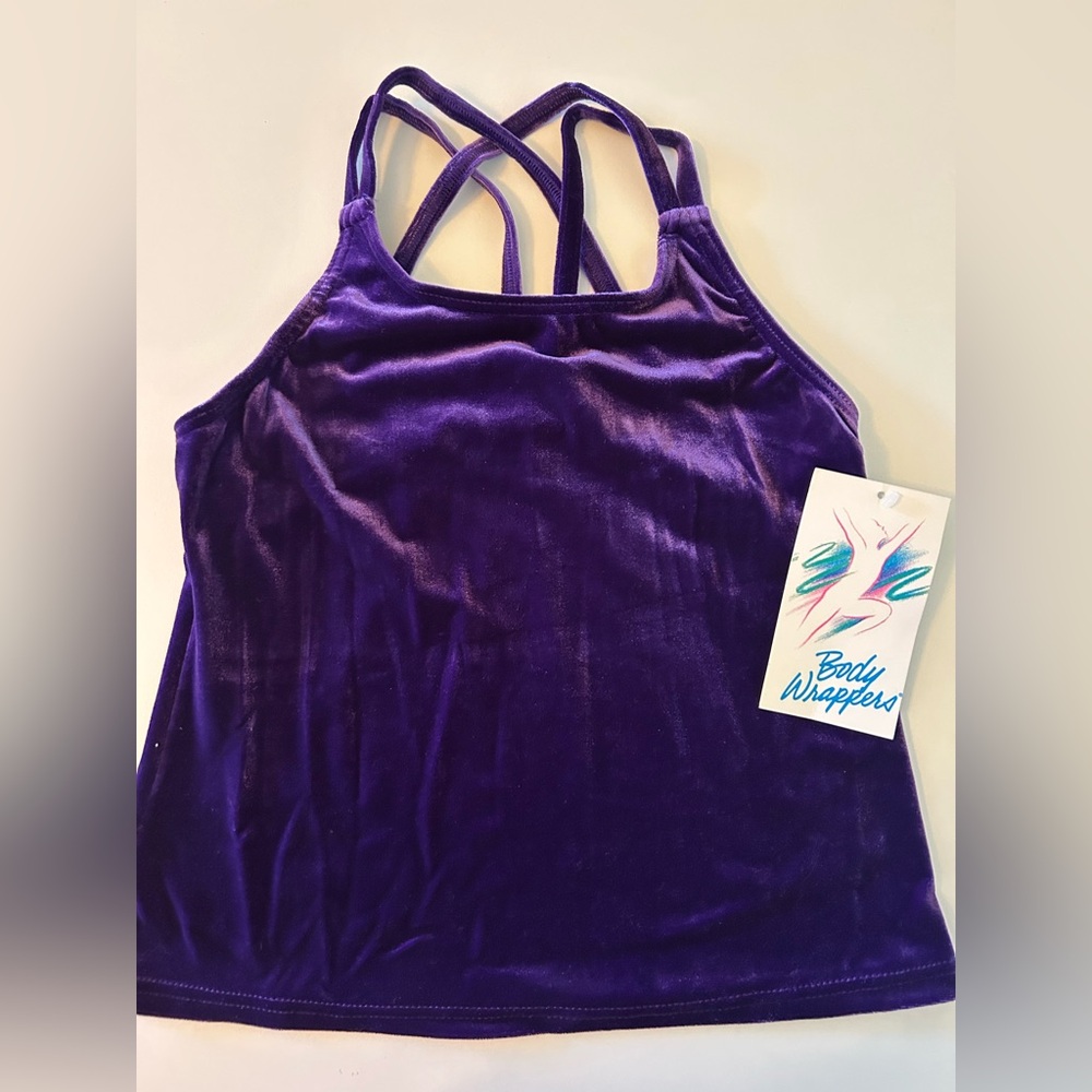 Body wrappers 90s velvet dance top